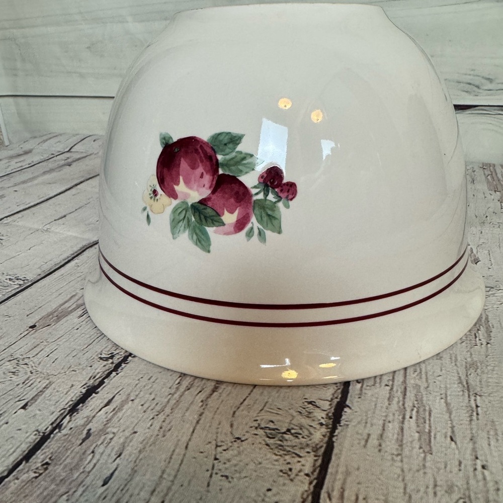 Floral Fruit Design Large Ceramic Bowl - Picture 4 of 7